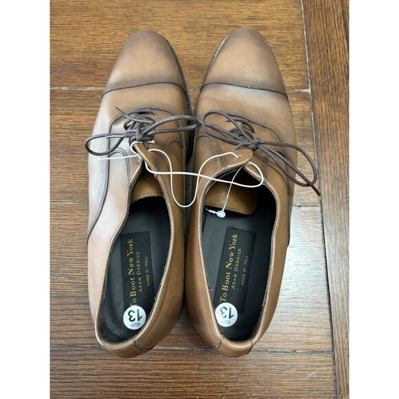 TO BOOT NEW YORK AIDAN  LEATHER CAP-TOE Mens Shoes OXFORD SIZE 13 NWOT main image 5